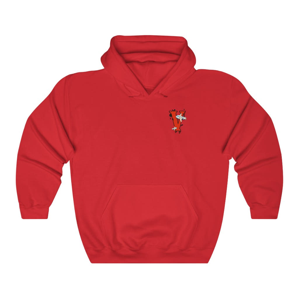 Vanish | Iconic V Pullover Hoodie – Screen-Printed Front and Back