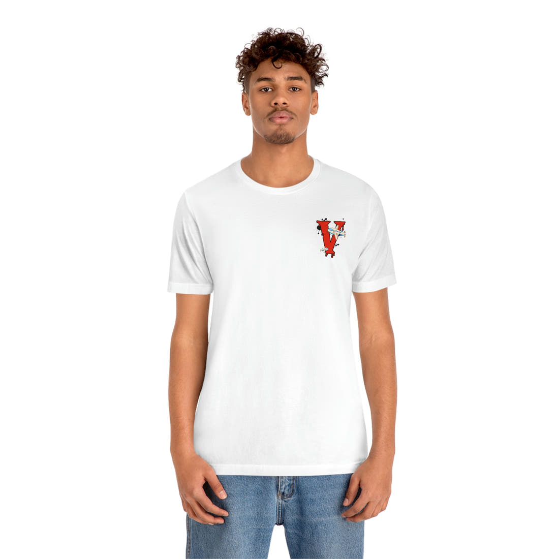 Vanish | Iconic V Logo Tee – Screen-Printed Front & Back