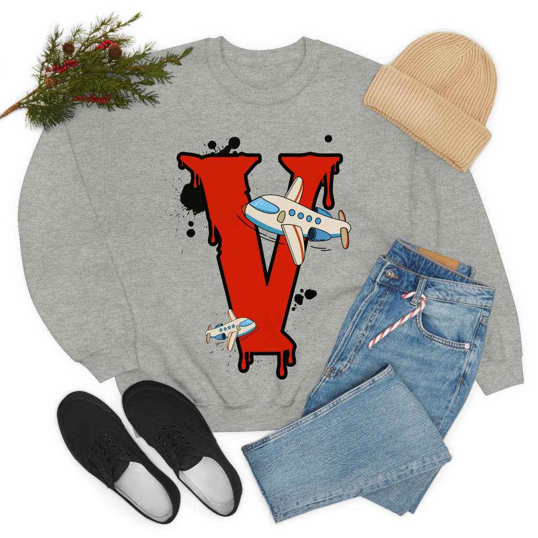 Vanish | Iconic V Crewneck – Big Front Logo