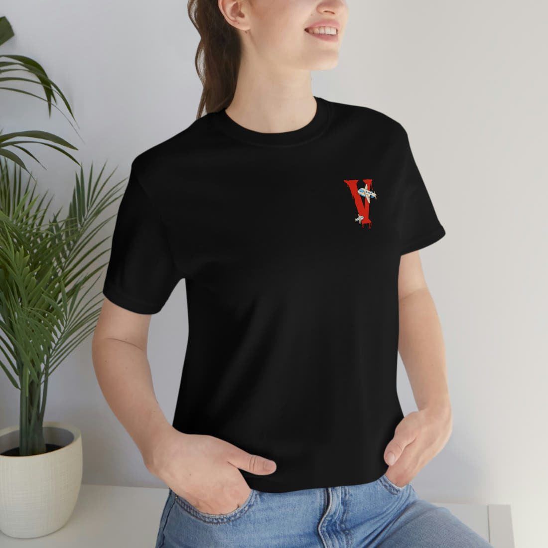 Vanish | Iconic V Logo Tee – Screen-Printed Front & Back